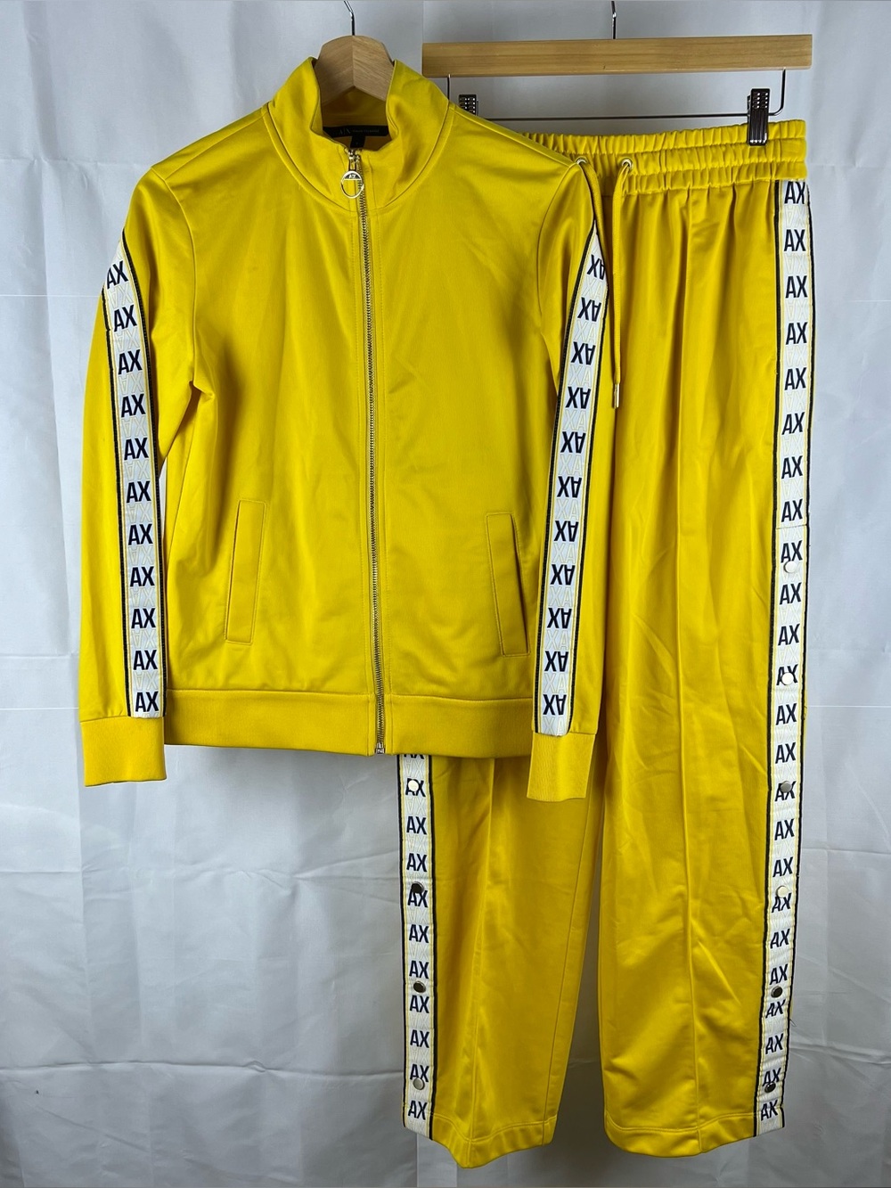 Armani Exchange Women’s Tracksuit Yellow Size Small